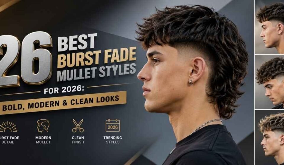 26 Best Burst Fade Mullet Styles for 2026 Bold, Modern & Clean Looks
