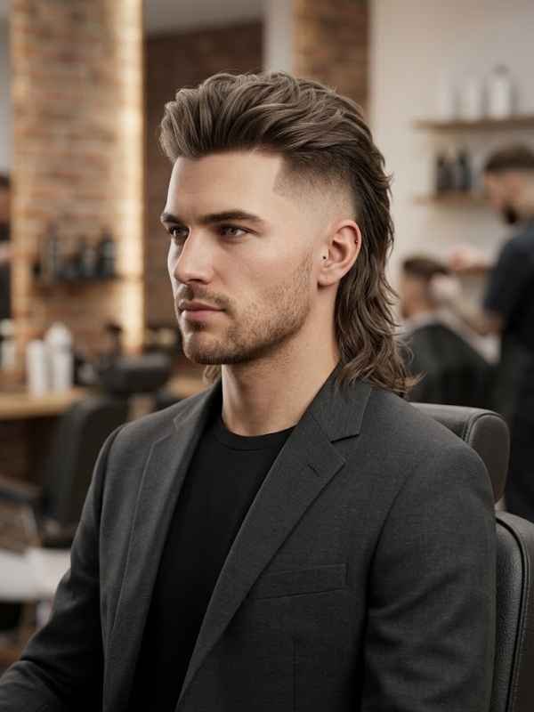 Mullet Skin Fade