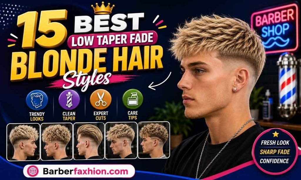 15 Best Low Taper Fade Blonde Hair Styles
