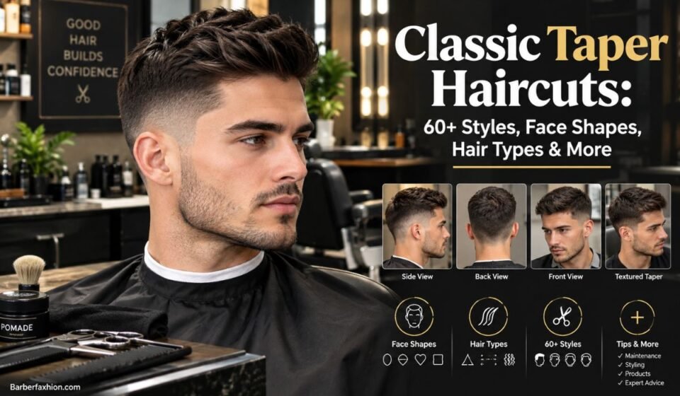 Classic Taper Haircuts 60+ Styles, Face Shapes, Hair Types & More