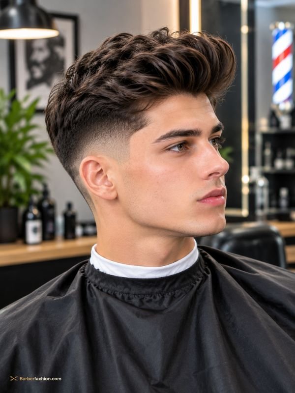 Clean Low Taper Quiff