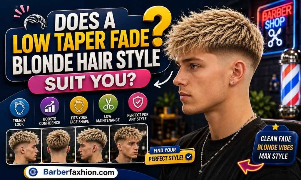 Does a Low Taper Fade Blonde Hair Style Suit You