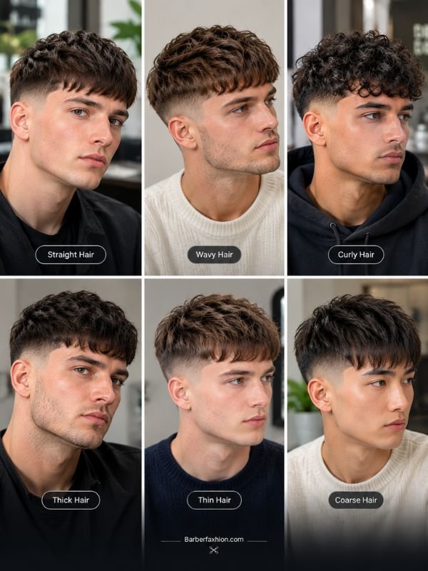 French Crop Low Fade for Different Hair Types