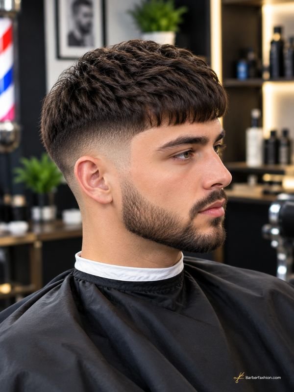French Crop Low Taper With Beard