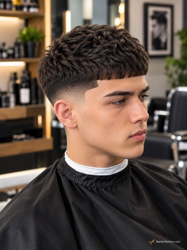 French Crop Low Taper With Line-Up
