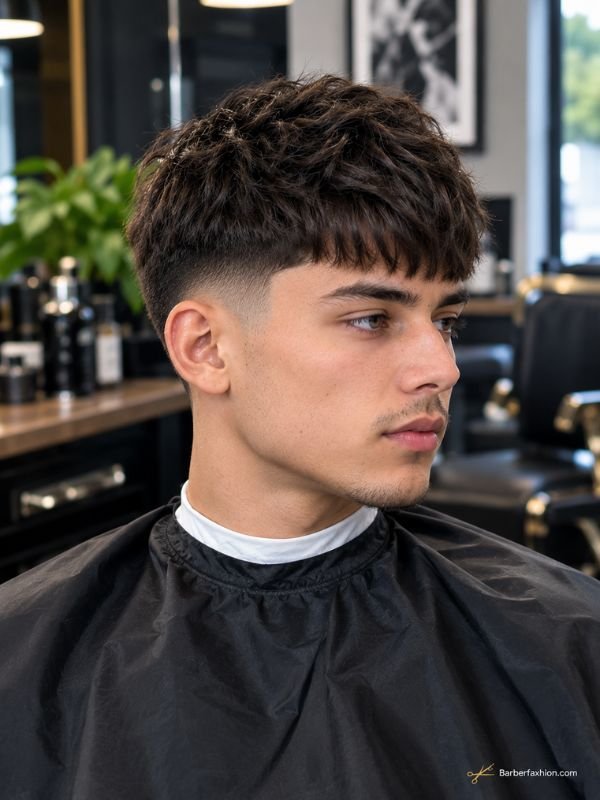 French Crop Low Taper With Natural Fringe