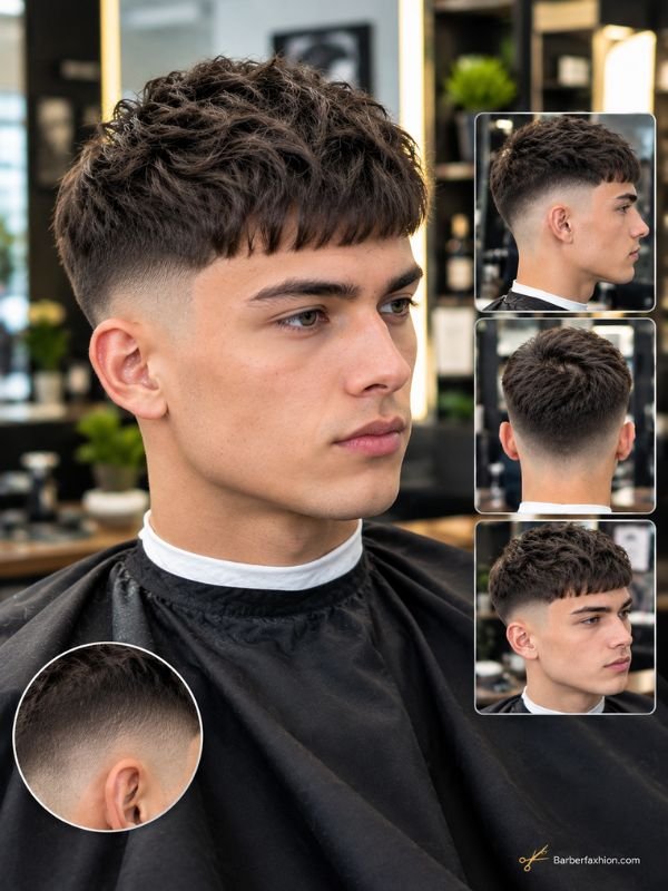 French Crop Low Taper With Skin Fade