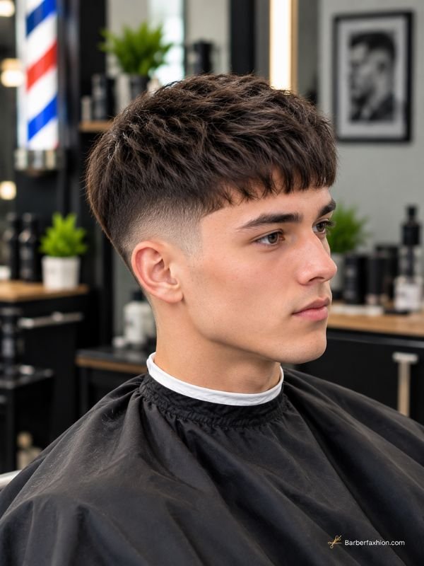 French Crop Low Taper for Fine or Thin Hair
