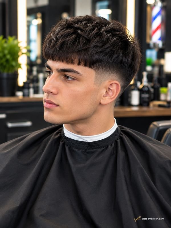  French Crop Low Taper for Thick Hair