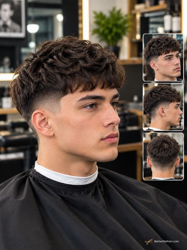 French Crop Low Taper for Wavy Hair