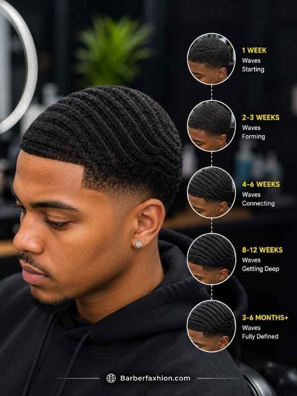 How Long Before the Waves Look Defined