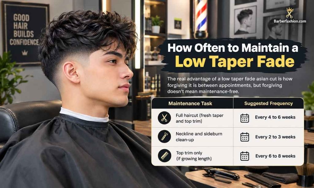 How Often to Maintain a Low Taper Fade