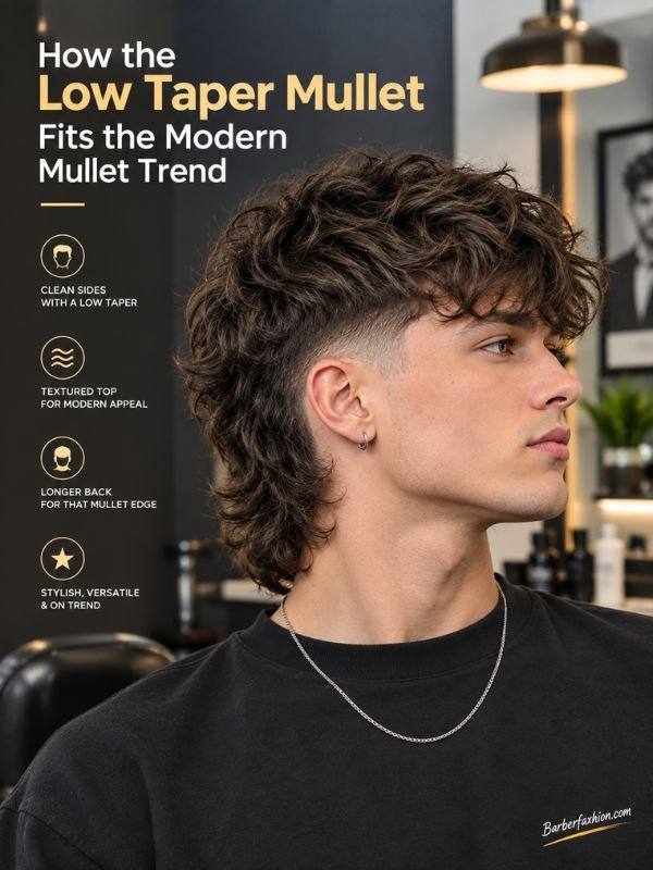 How the Low Taper Mullet Fits the Modern Mullet Trend