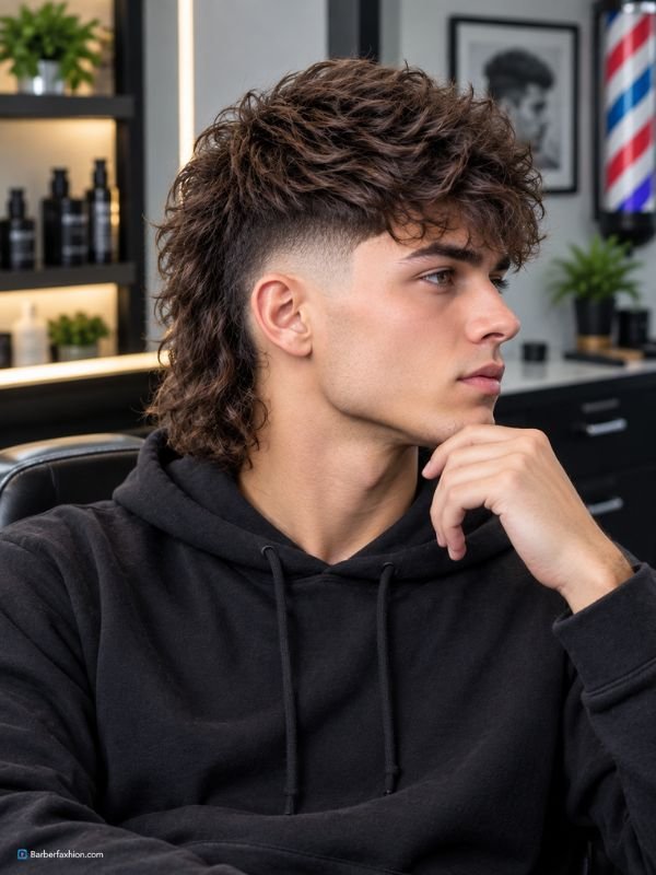 How to Ask Your Barber for a Mid Fade Mullet