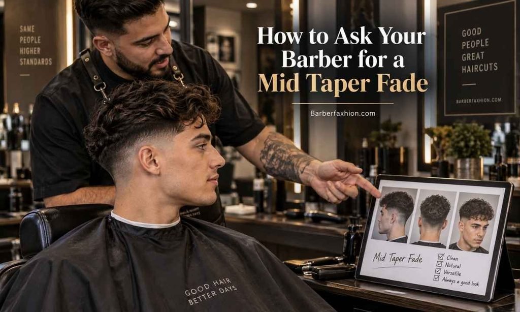 How to Ask Your Barber for a Mid Taper Fade