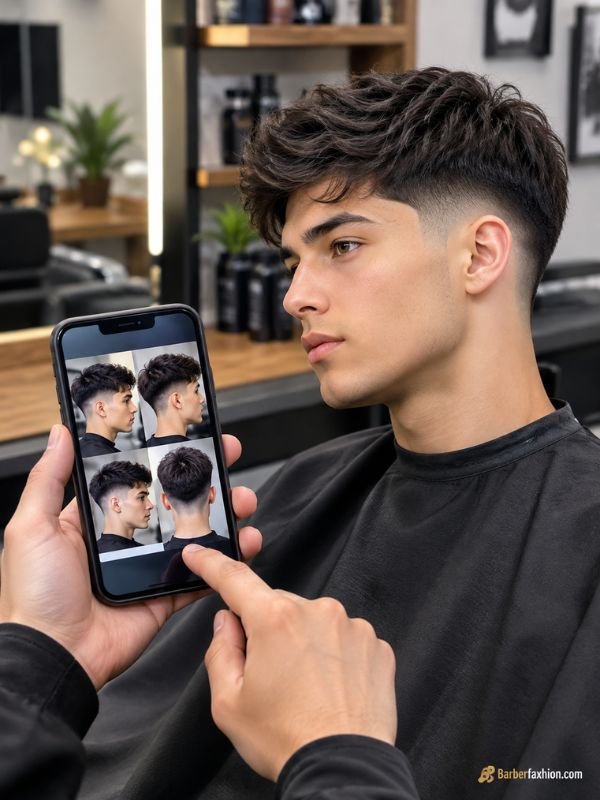 How to Ask Your Barber for a Mid Taper Fade on Straight Hair