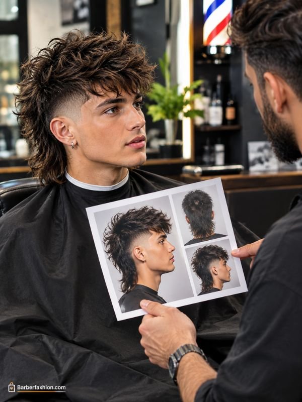 How to Ask Your Barber for a Mohawk Mullet