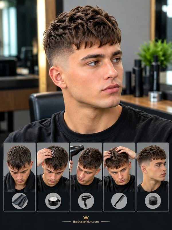 How to Style a French Crop Low Fade Haircut