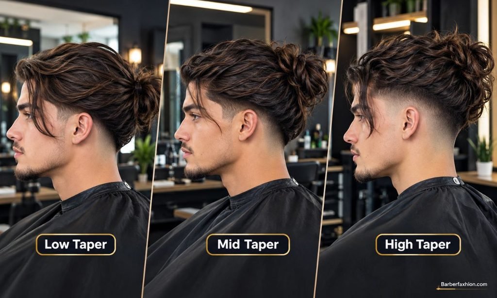 Low, Mid, or High Taper With Long Hair?