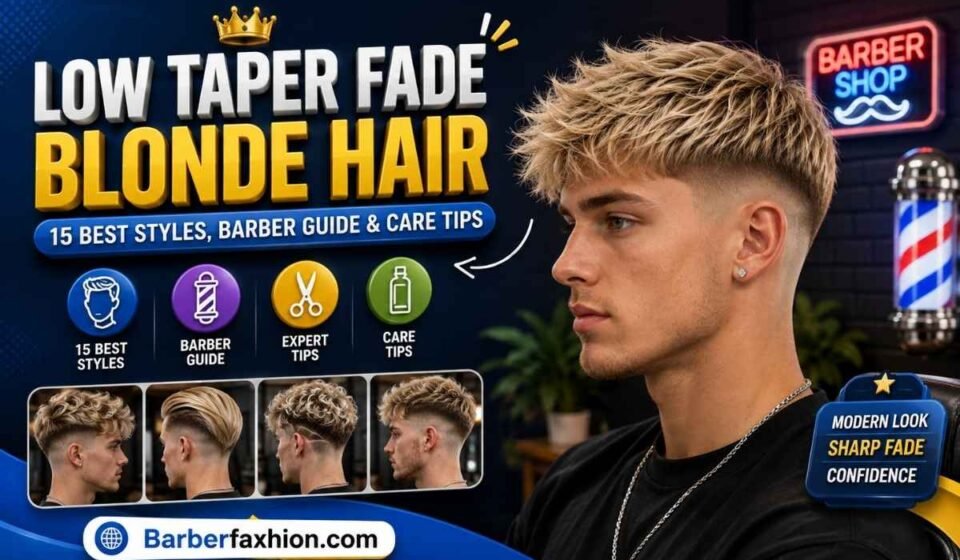 Low Taper Fade Blonde Hair 15 Best Styles, Barber Guide & Care Tips