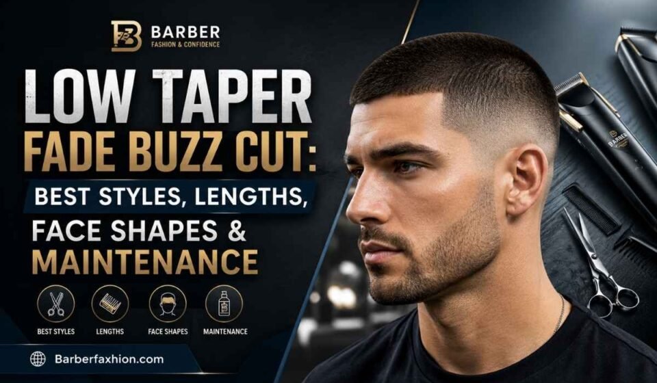 Low Taper Fade Buzz Cut Best Styles, Lengths, Face Shapes & Maintenance