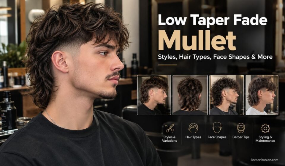 Low Taper Fade Mullet: Styles, Hair Types, Face Shapes & More