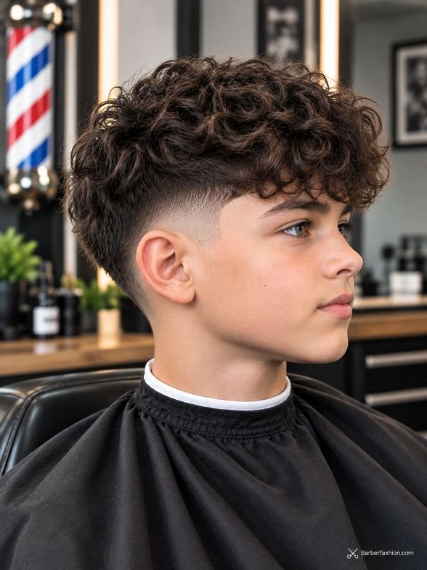  Low Taper Fade With Broccoli Cut