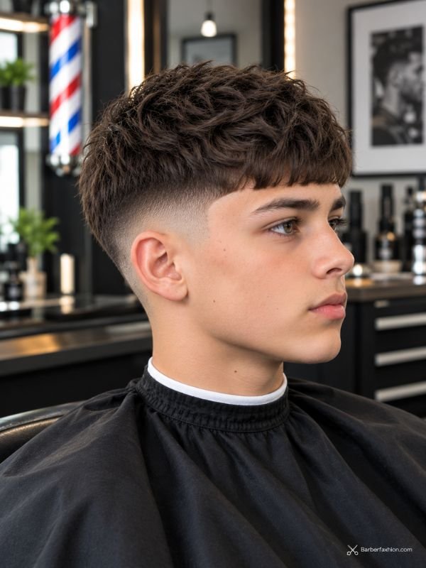 Low Taper Fade With French Crop