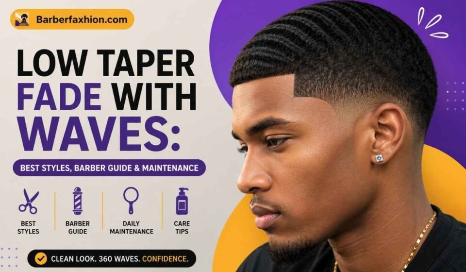 Low Taper Fade With Waves Best Styles, Barber Guide & Maintenance