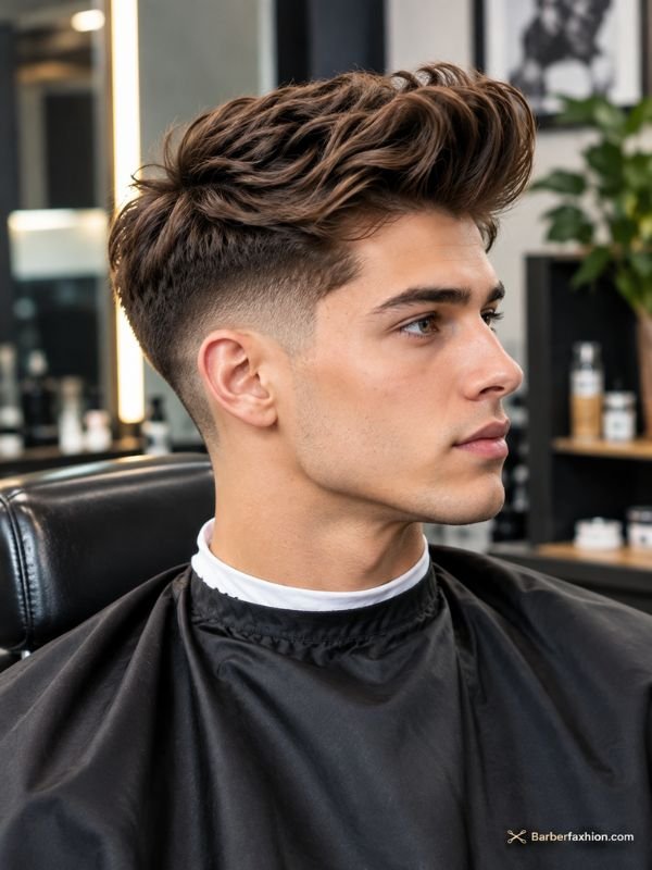  Low Taper Quiff With Undercut