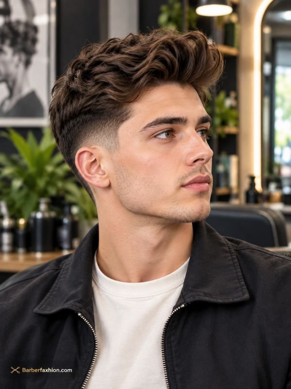 Low Taper Quiff for a Casual Look