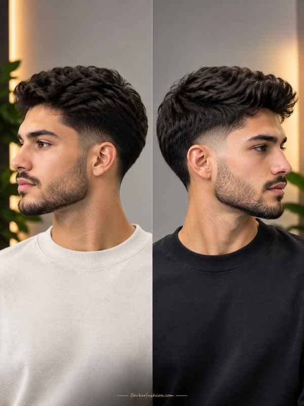 Low Taper vs Temple Fade