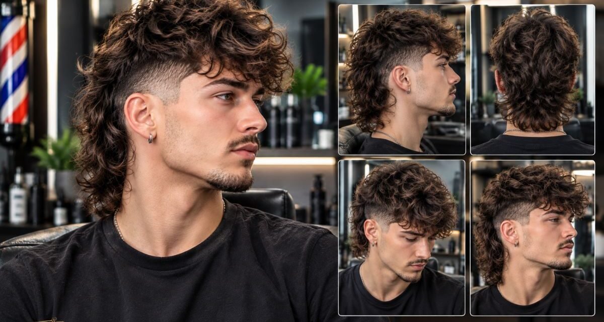 Mid Fade Mullet Styles 25+ Modern, Curly, Wolf & Shag Looks