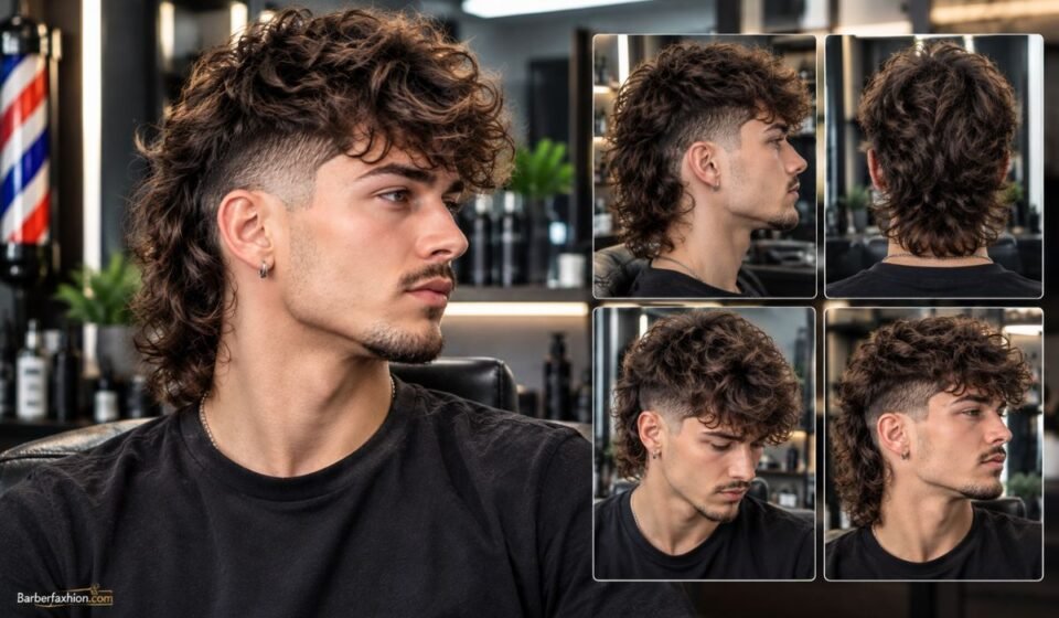 Mid Fade Mullet Styles 25+ Modern, Curly, Wolf & Shag Looks