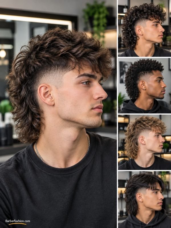 Mid Fade Mullet for Different Hair Types