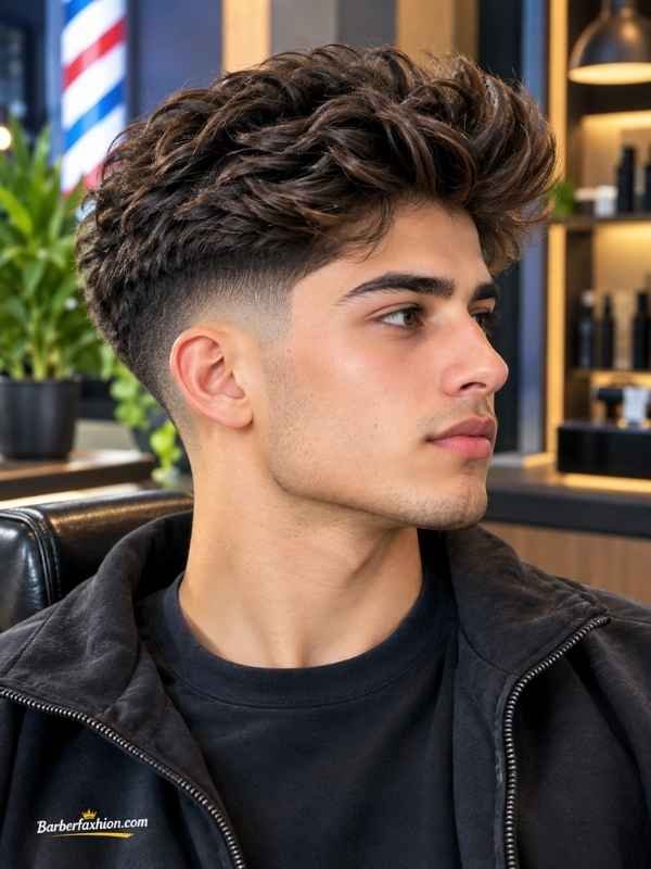 Mid Taper Fade Blowout