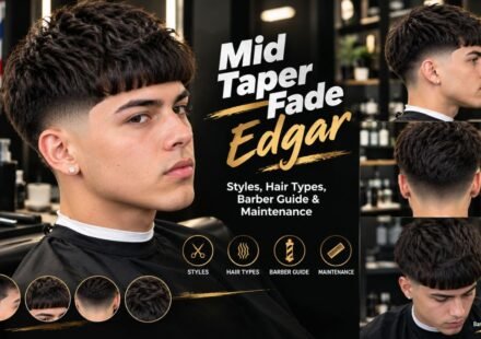 Mid Taper Fade Edgar Styles, Hair Types, Barber Guide & Maintenance