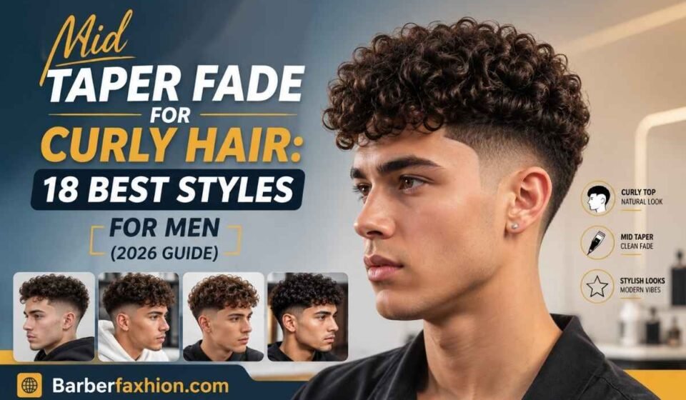 Mid Taper Fade for Curly Hair 18 Best Styles for Men (2026 Guide)