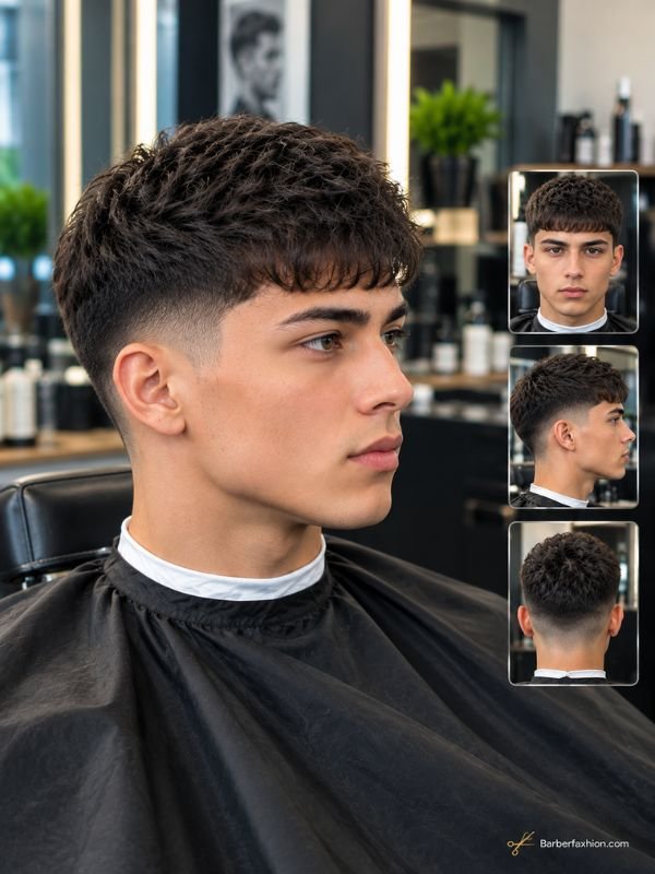 Modern French Crop Low Taper