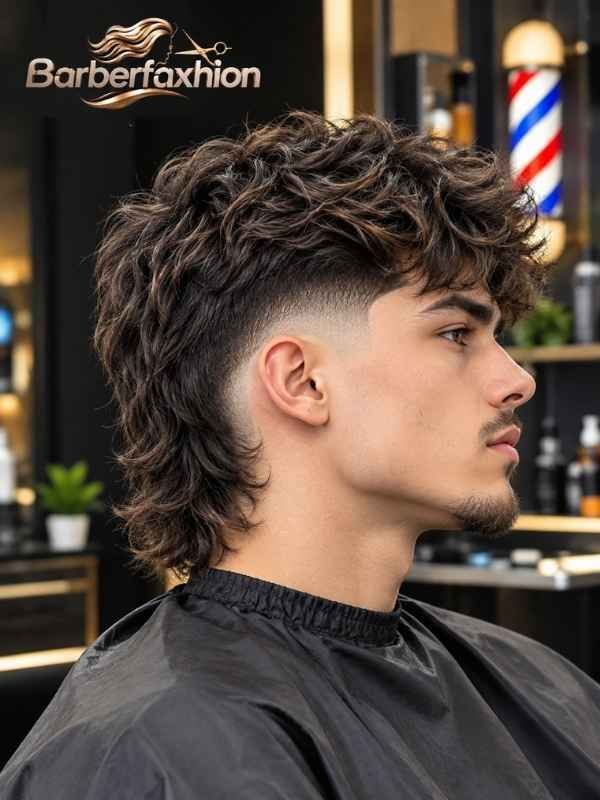 Modern Low Burst Fade Mullet