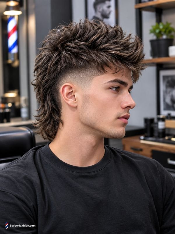 Mohawk Mullet Styling