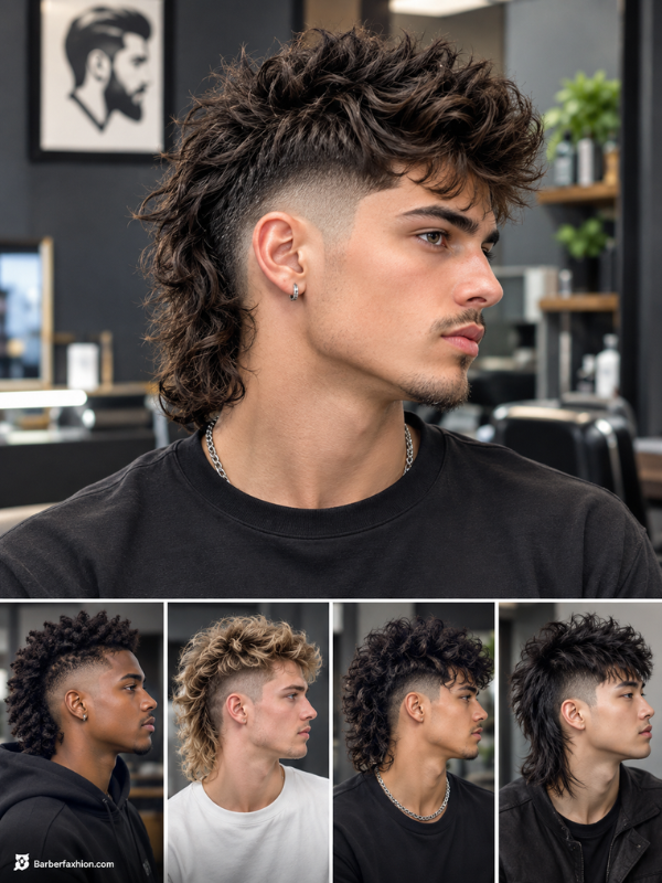 Mohawk Mullet for Different Hair Types
