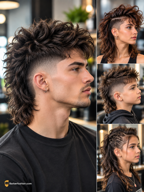 Mohawk Mullet for Men, Women & Kids