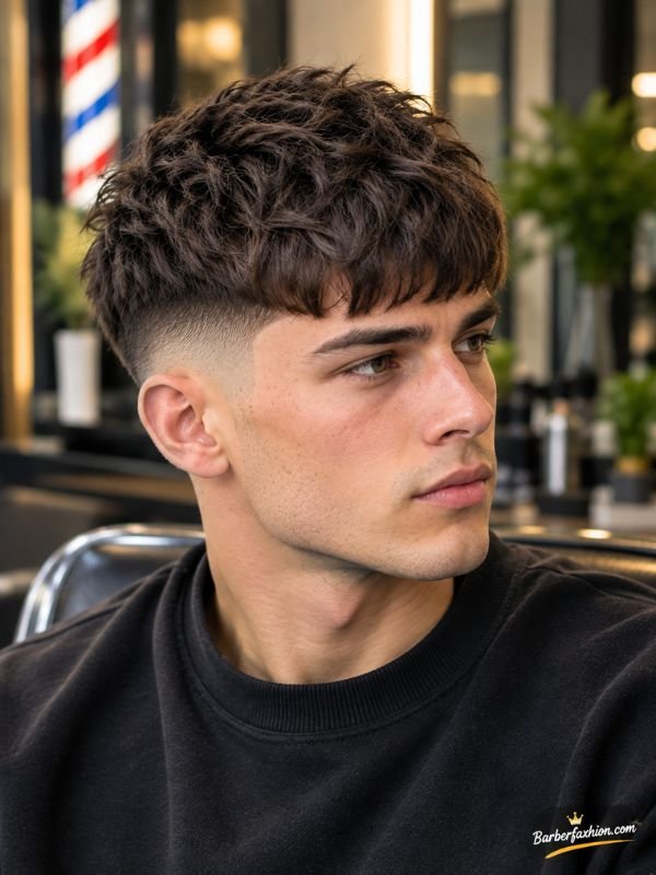 Textured French Crop Low Taper