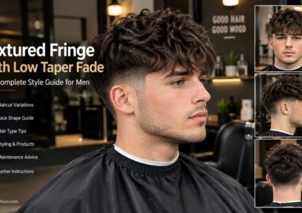 Textured Fringe With Low Taper Fade: The Complete Style Guide for Men