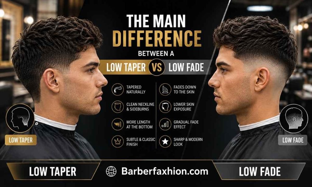 The Main Difference Between a Low Taper and a Low Fade