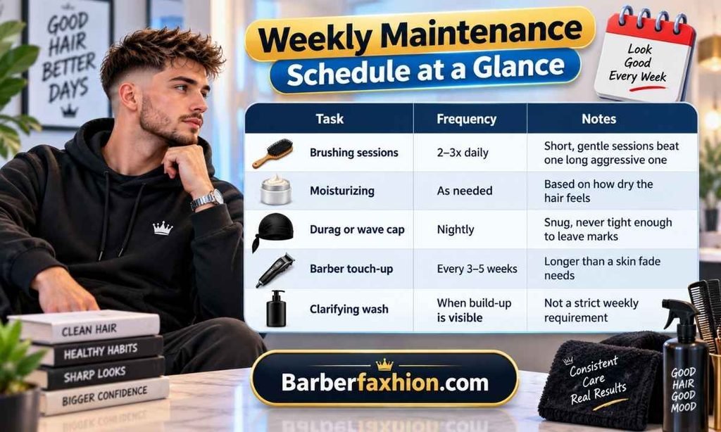 Weekly Maintenance Schedule at a Glance
