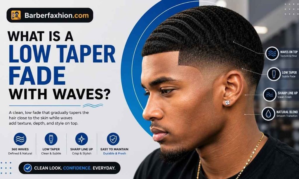 What Is a Low Taper Fade With Waves