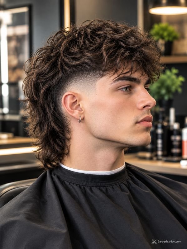 What Is a Mid Fade Mullet?