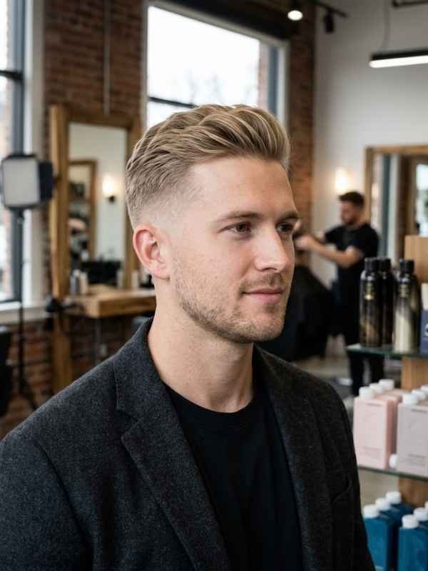 Which Blonde Shade Suits a Low Taper Fade Best